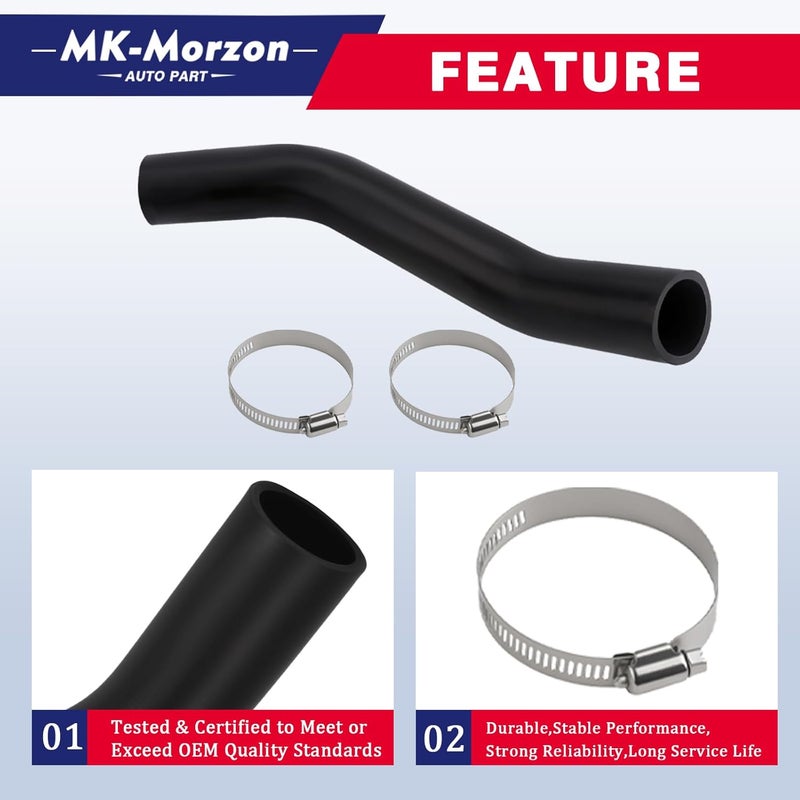 MK-Morzon Fuel Filler Hose Compatible with 1981-1989 Ford F-100 150 250 350 Replaces# FNH122 573-012 E1TZ9047C - Image 5